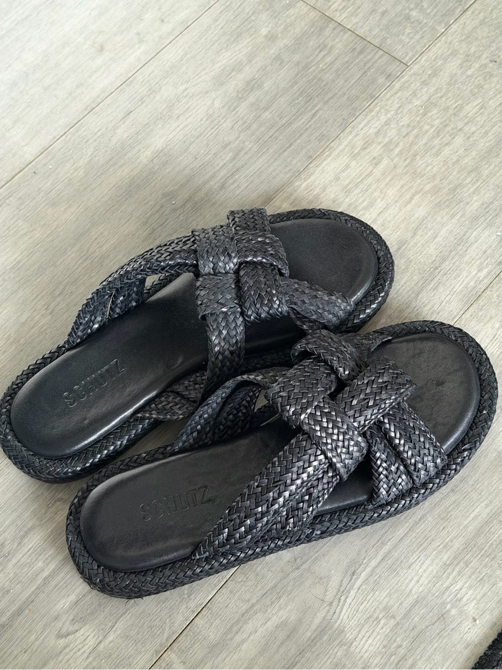 Schutz Kali Flat Slide Sandal